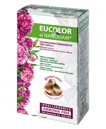 Tinta Eucolor 8 Biondo chiaro